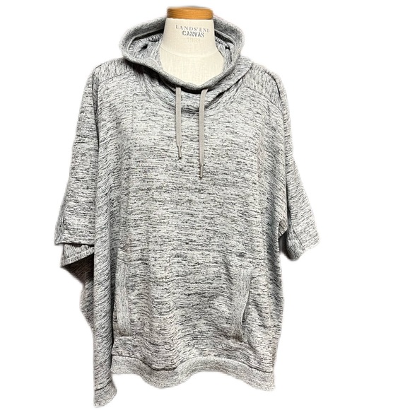 Athleta Tops - Athleta oversized gray hoodie size medium